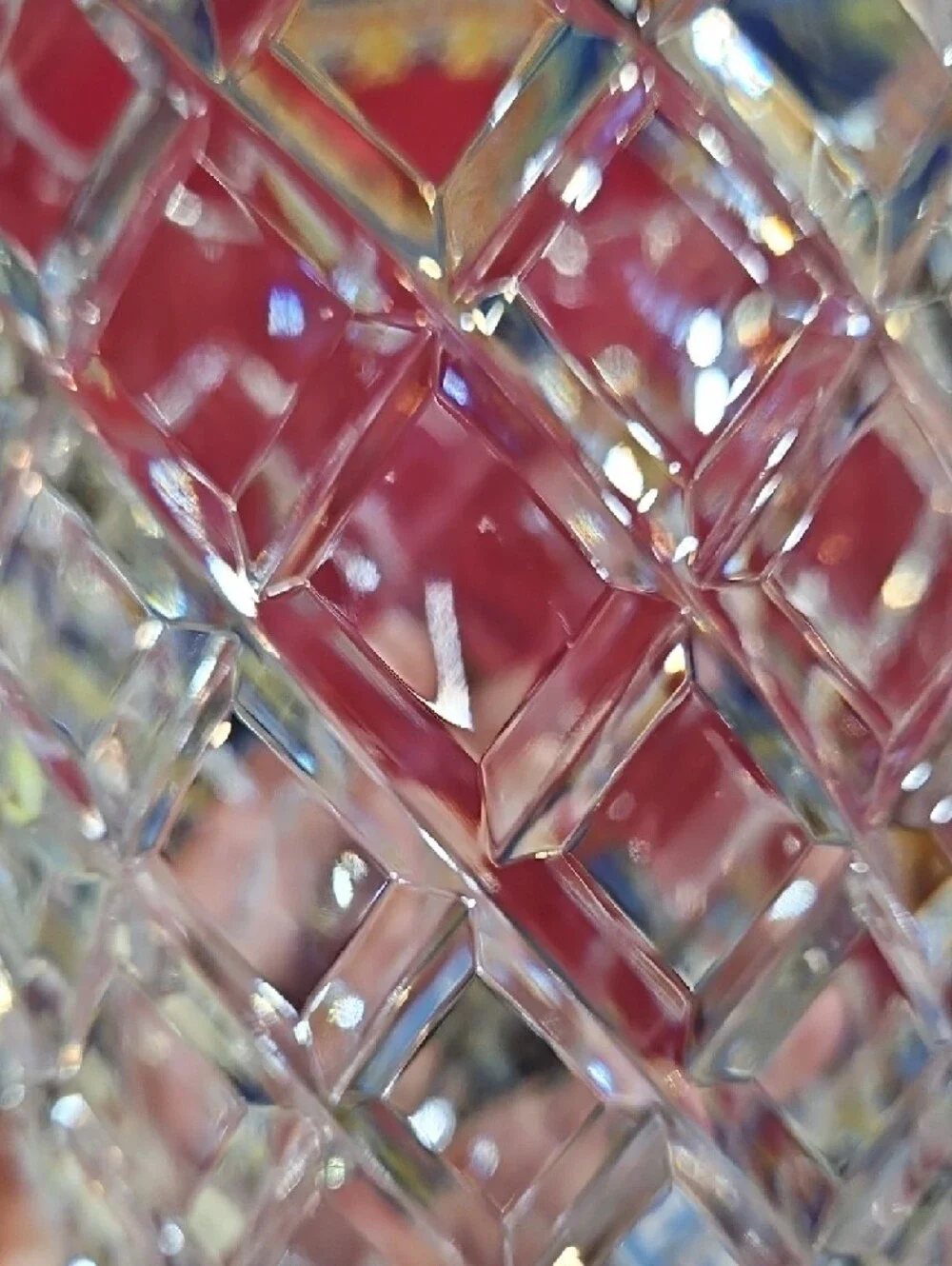Vintage Kusak Glass Works Hand Cut Crystal Berlin Pattern Bohemian Vase, #2